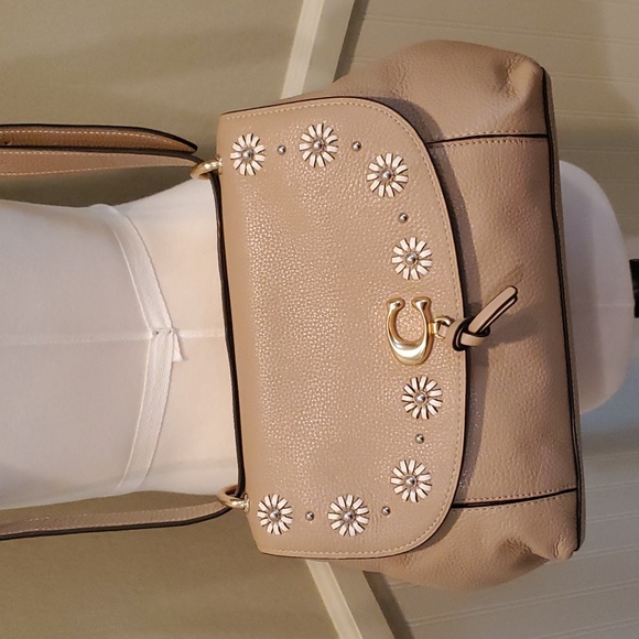 Coach Handbags - NWOT Coach Remi whipstich flower bag